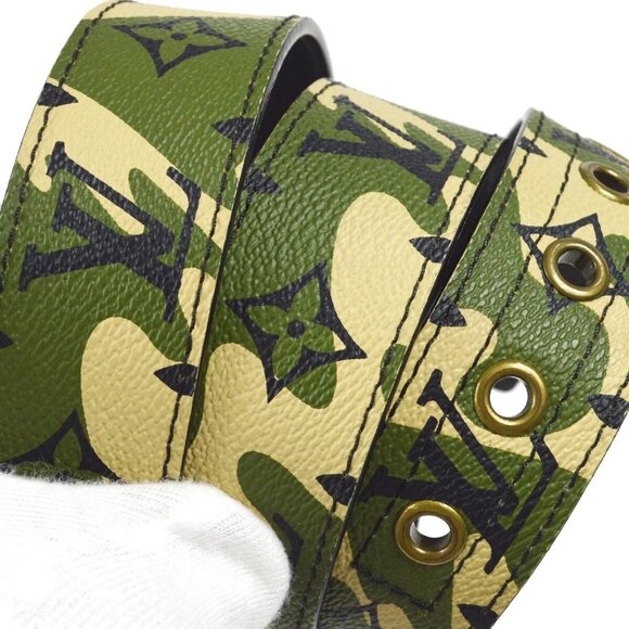 Louis Vuitton Monogramouflage Ceinture Belt M96460 28646 - Picture 3 of 7
